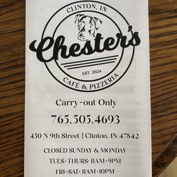 Chesters Cafe & Pizzeria