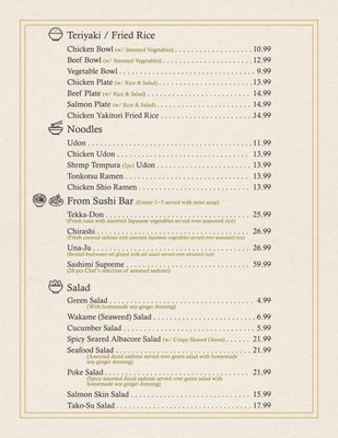 Menu photo 8 Miyako Sushi San Clemente, CA Menu photo 8 Miyako Sushi San Clemente, CA