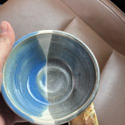 Cheverly Pottery - Inside of second glazed piece.