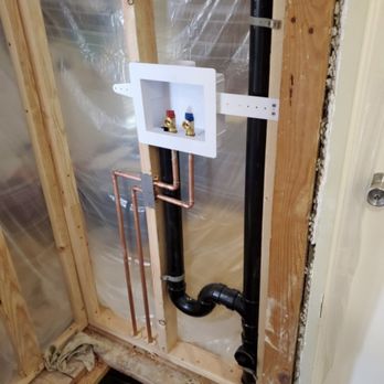 DrainGodz Plumbing - Washer box and new vent installed on remodel - Plumbing Near Me DrainGodz Plumbing - Washer box and new vent installed on remodel - Plumbing Near Me