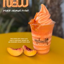 Our newest creation Peach Jasmine float