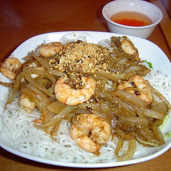 Pho Mi - Bun tom xao / lemongrass shrimp w/vermicelli - Vietnamese Near Me - Dayton, Ohio