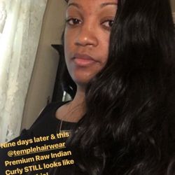 Temple Hair Wear - Premium Indian Curly-June 2017