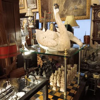 Rockingham Antiques - A large carved wooden Swann and mid-century table. - Antiques Near Me - Sarasota, Florida Rockingham Antiques - A large carved wooden Swann and mid-century table. - Antiques Near Me - Sarasota, Florida