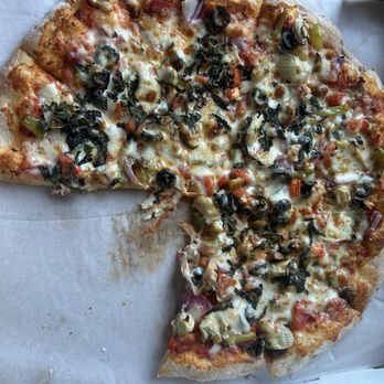 Hala's Pizzeria - Veggie Delight Pizza - Pizza Near Me - West Covina, California