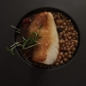 Grand Met - Sea Bass with couscous - New American Near Me - Dallas, Texas