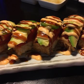 Sushi@Sushi - Spicy Tuna Crispy Rice - Sushi Bars Near Me - Anaheim, California Sushi@Sushi - Spicy Tuna Crispy Rice - Sushi Bars Near Me - Anaheim, California