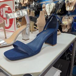Rainbow Shops - Cute denim sandals.