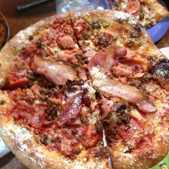Mellow Mushroom - Mighty Meaty 10" pizza - Pizza Near Me - Denton, Texas