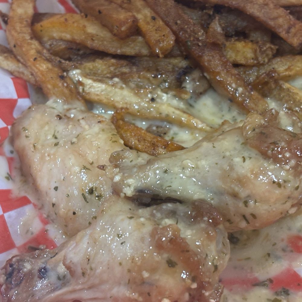 Wings & patty - Garlic parm wings no flavor - American Near Me - Oklahoma City, Oklahoma Wings & patty - Garlic parm wings no flavor - American Near Me - Oklahoma City, Oklahoma
