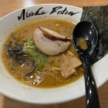Miraku Boston - Sesame miso - Ramen Near Me - Brookline, Massachusetts Miraku Boston - Sesame miso - Ramen Near Me - Brookline, Massachusetts