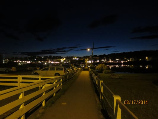 Boothbay Harbor Footbridge by null