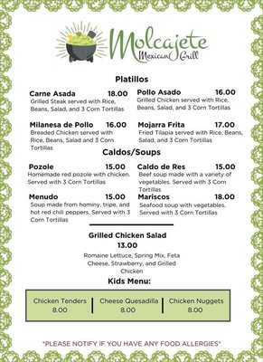 Menu photo 4 Molcajete Mexican Grill Meriden, CT Menu photo 4 Molcajete Mexican Grill Meriden, CT
