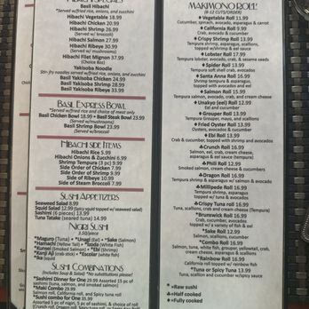 Basil Thai & Sushi - Menu - Asian Fusion Near Me - Brunswick, Georgia Basil Thai & Sushi - Menu - Asian Fusion Near Me - Brunswick, Georgia