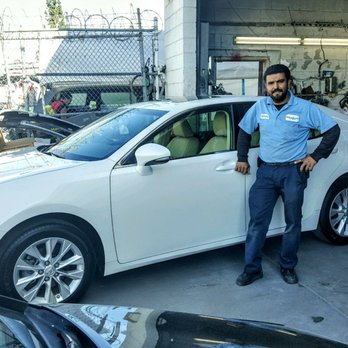 Shakas Auto Body - Here is the picture of Gerardo next to my wife's "as good as new" repaired Lexus as I described in my prior post! - Body Shops Near Me - Los Angeles, California