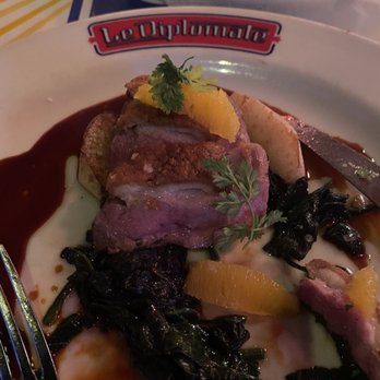 Le Diplomate - Duck l'orange(not the correct spelling I'm sure) The duck was perfect. - Brasseries Near Me - Washington, DC, District of Columbia