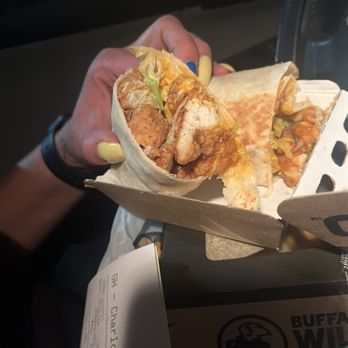Buffalo Wild Wings - Buffalo Ranch Chicken Sandwich 9/10 a little crispy but really tasty - American Near Me - Largo, Florida Buffalo Wild Wings - Buffalo Ranch Chicken Sandwich 9/10 a little crispy but really tasty - American Near Me - Largo, Florida