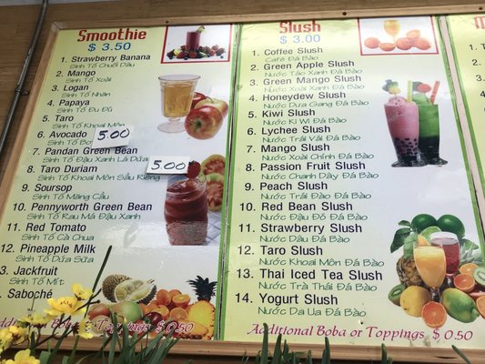 Menu photo 6 Nuoc Mia Vien Dong Garden Grove, CA