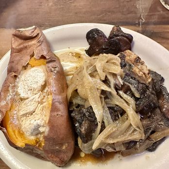 Texas Roadhouse - Loaded Grilled Pork Chops with Sweet Potato - Barbeque Near Me - Visalia, California Texas Roadhouse - Loaded Grilled Pork Chops with Sweet Potato - Barbeque Near Me - Visalia, California