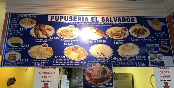 Menu photo 2 Pupuseria El Salvador Baltimore, MD Menu photo 2 Pupuseria El Salvador Baltimore, MD