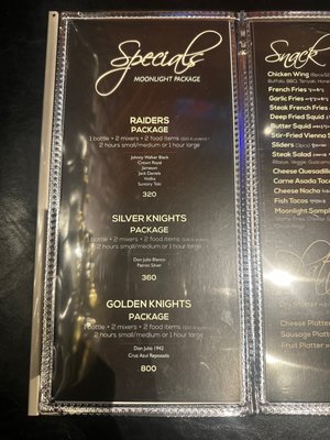 Menu photo 4 Moonlight Karaoke Lounge Henderson, NV Menu photo 4 Moonlight Karaoke Lounge Henderson, NV