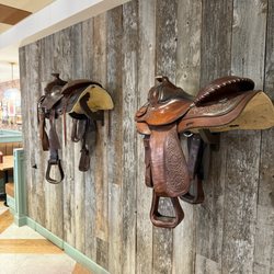 Norman’s Diner - Saddles decoration really give a great vibe
