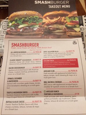 Menu photo 1 Smashburger Brighton, BNH