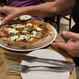 Margarita pizza. Margarita pizza.
