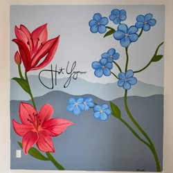 Mural painted by Katie Palau at KPStudi0s