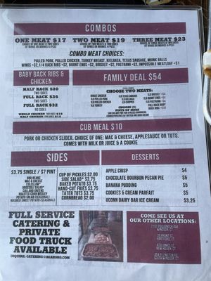 Menu photo 8 Bear's Smokehouse Barbecue Hartford, CT Menu photo 8 Bear's Smokehouse Barbecue Hartford, CT