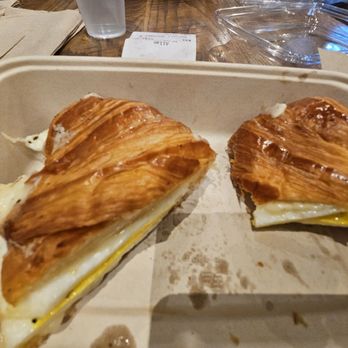 Briggs Nursery and Cafe - Egg & Cheese Croissant - Coffee & Tea Near Me - North Attleborough, Massachusetts
