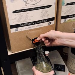 Feel Good Market  - One of our many refill options! This is a free & clear laundry detergent perfect for sensitive skin. Unscented & baby friendly.