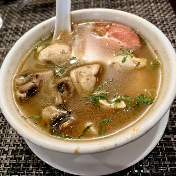 Thailicious - Tom Yum Soup - the broth is so very flavorful! - Thai Near Me - Longwood, Florida Thailicious - Tom Yum Soup - the broth is so very flavorful! - Thai Near Me - Longwood, Florida