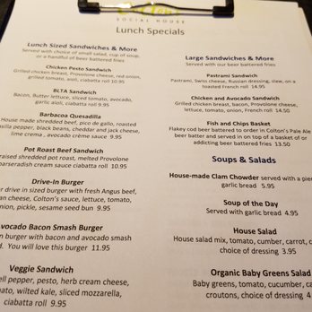 Colton's Social House - Lunch Menu - New American Near Me - Clovis, California Colton's Social House - Lunch Menu - New American Near Me - Clovis, California