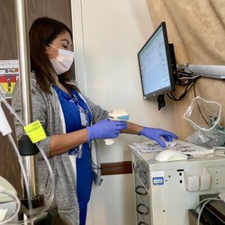 St Jude Medical Center - The high level of care and attention speaks for itself.  Laura carefully working on my meds