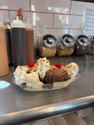 Log Cabin Ice Cream & Coffee by null