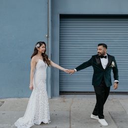 Wedding dress tailored by Mike