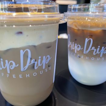 Drip Drip Coffeehouse - Iced Salted Egg Yolk Coffee and Iced Tiramisu Coffee at Drip Drip Coffeehouse in Seattle. - Coffee & Tea Near Me - Seattle, Washington Drip Drip Coffeehouse - Iced Salted Egg Yolk Coffee and Iced Tiramisu Coffee at Drip Drip Coffeehouse in Seattle. - Coffee & Tea Near Me - Seattle, Washington