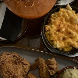 Morrows Fried Chicken Baked Macaroni Garlic Parmesan Mashed Potatoes Morrow punch Morrows Fried Chicken Baked Macaroni Garlic Parmesan Mashed Potatoes Morrow punch