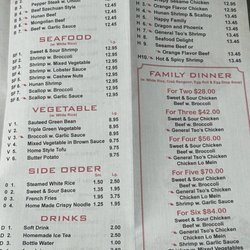 Golden Wok - Menu