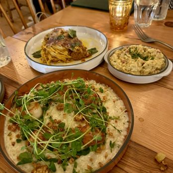 The Farmhouse - Risotto and tagliatelle ragu and cauliflower carbonara - Italian Near Me - Vancouver, British Columbia The Farmhouse - Risotto and tagliatelle ragu and cauliflower carbonara - Italian Near Me - Vancouver, British Columbia