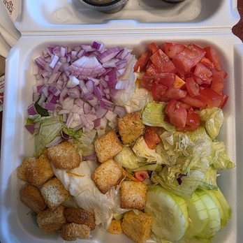 Yellowstone Perk - Large salad showing base of iceberg lettuce only. Bro. Really. Come on - Coffee & Tea Near Me - Gardiner, Montana Yellowstone Perk - Large salad showing base of iceberg lettuce only. Bro. Really. Come on - Coffee & Tea Near Me - Gardiner, Montana