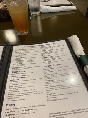 Menu photo 7 Cafe Americain Baton Rouge, LA