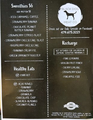Menu photo 1 Black Dog Booneville, AR