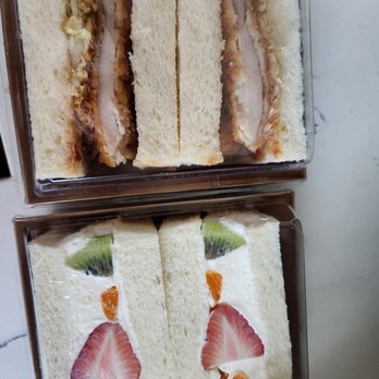 Kumo - Chicken katsu and fruit. - Sandwiches Near Me - San Diego, California Kumo - Chicken katsu and fruit. - Sandwiches Near Me - San Diego, California