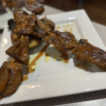 Aromas of Peru - Anticuchos- veal hearts - Peruvian Near Me - Wilmington, North Carolina