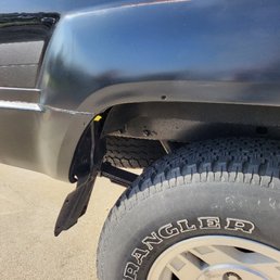 Damage After Repair with No Paint