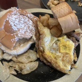 Kaffe Haus - Pork omelette with potatoes - Breakfast & Brunch Near Me - San Juan, Puerto Rico Kaffe Haus - Pork omelette with potatoes - Breakfast & Brunch Near Me - San Juan, Puerto Rico
