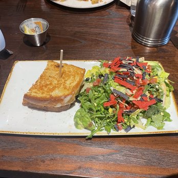 First Watch - Ham and cheese sandwich with a chopped salad (salad was meh...should've gotten the tomato soup!) - Breakfast & Brunch Near Me - Indianapolis, Indiana