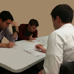 Griffon Prep - Elie, Nik, and Ben debate about the correct answer to a logical reasoning question.